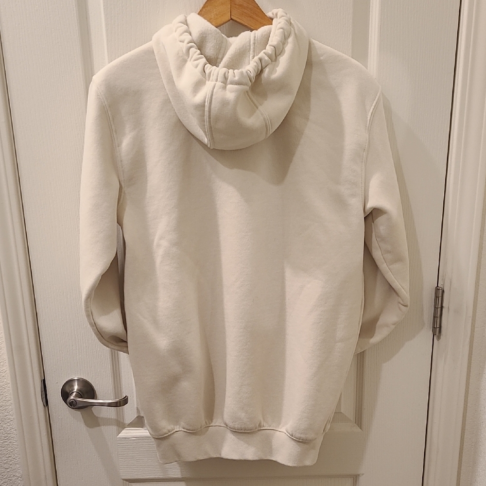 Carhartt Off-White Hoodie with Logo Sleeve - Picture 2 of 3